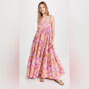 Free people floral maxi dress